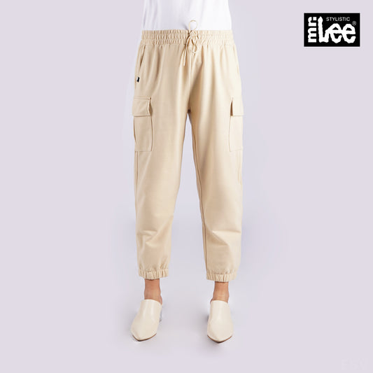 Stylistic Mr. Lee Ladies Basic Non-Denim Cargo Pants 170079 (Beige)