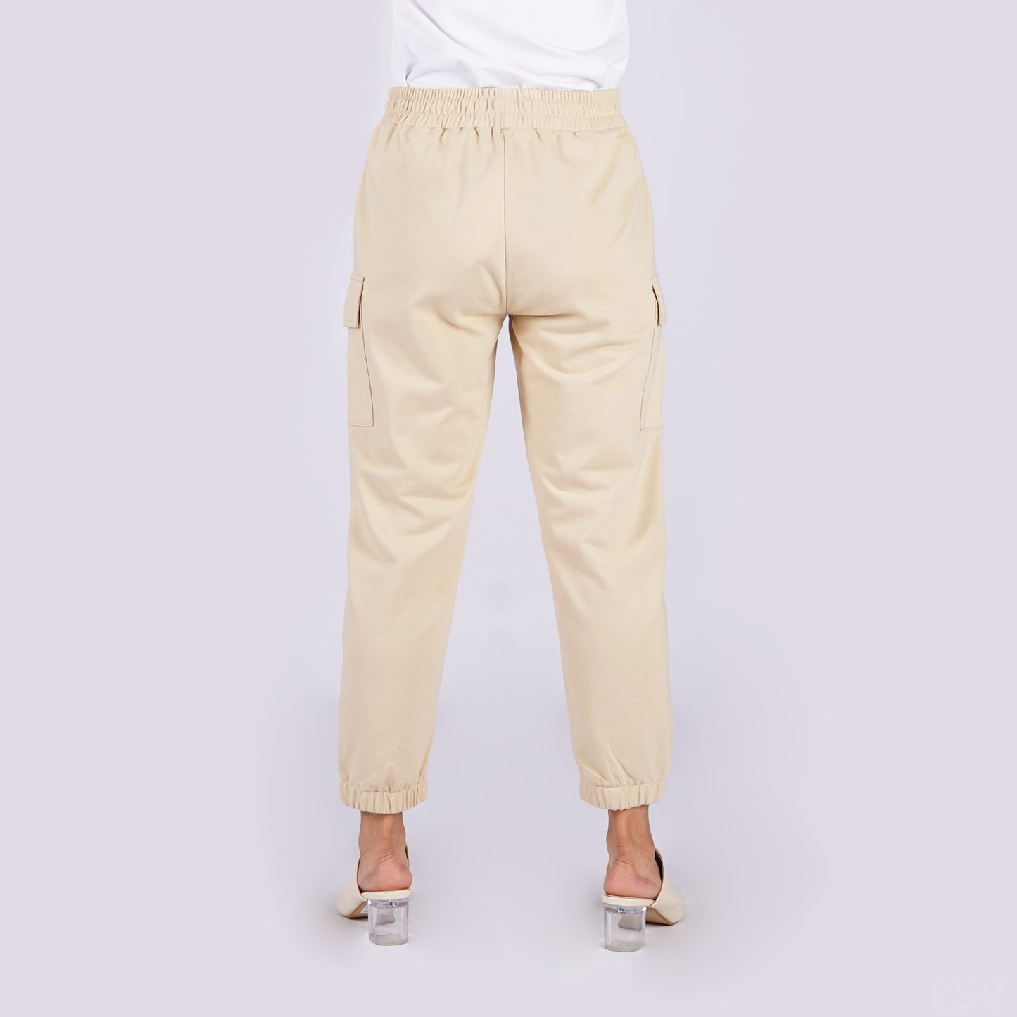 Stylistic Mr. Lee Ladies Basic Non-Denim Cargo Pants 170079 (Beige)