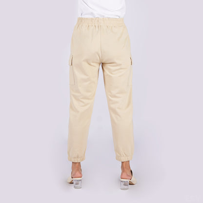 Stylistic Mr. Lee Ladies Basic Non-Denim Cargo Pants 170079 (Beige)