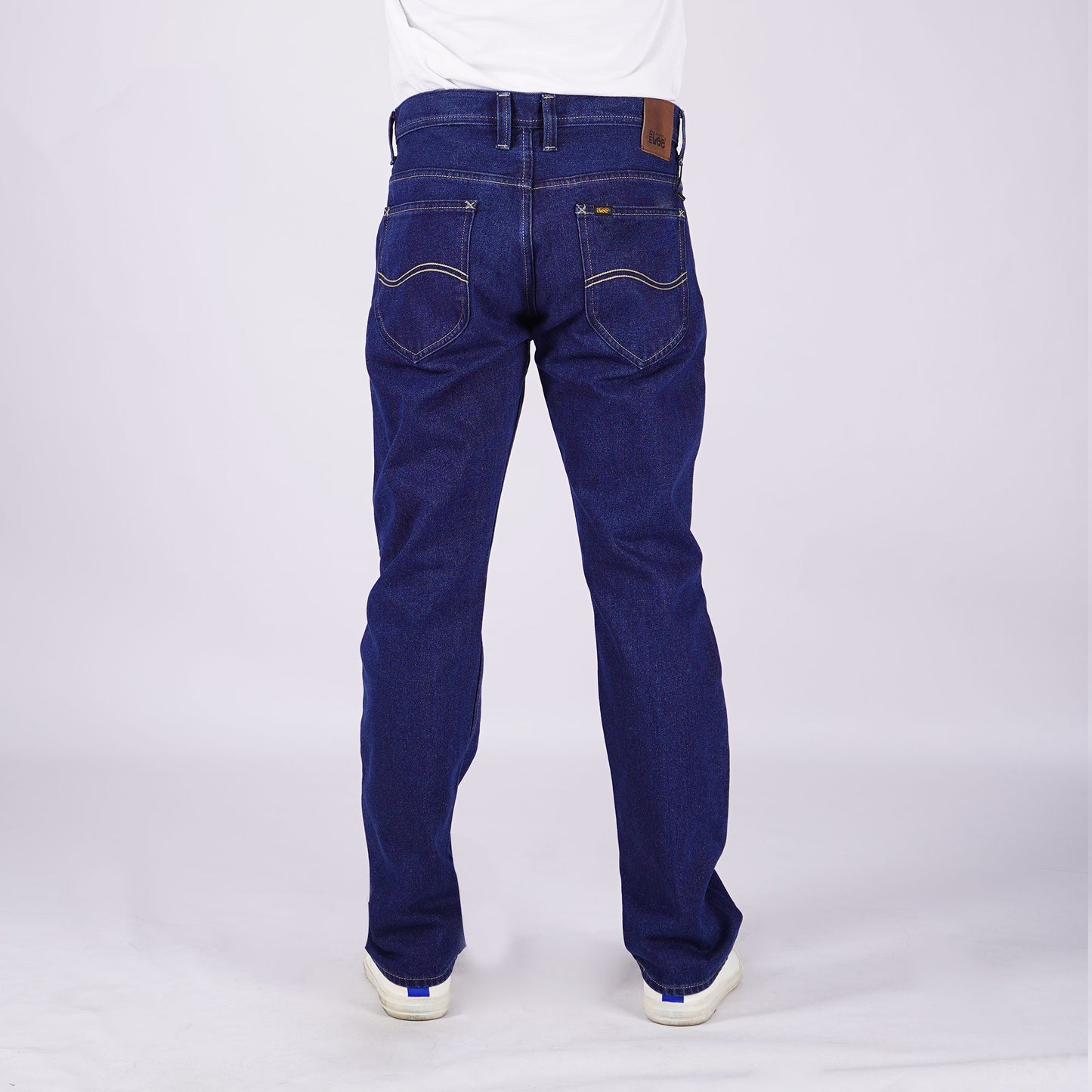 Stylistic Mr. Lee Men's Basic Denim Slim Straight Mid Waist 170453-U (Dark Shade)