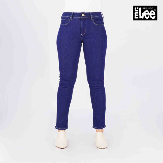 Stylistic Mr. Lee Ladies Basic Denim Pants Slim Fit 171578-U (Dark Shade)