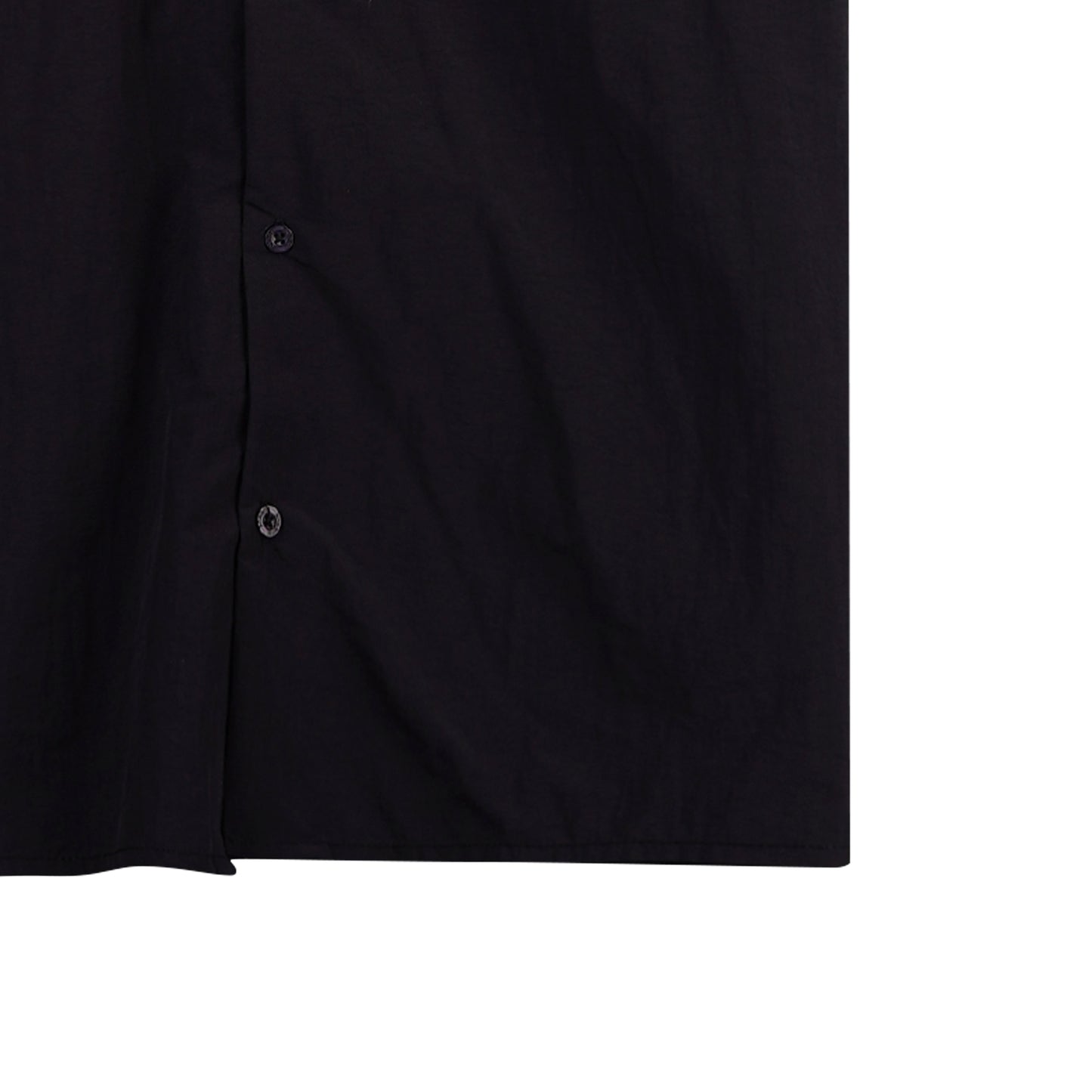 Bobson Japanese Men's Basic Woven Shirt Boxy Fit 159614 (Black)