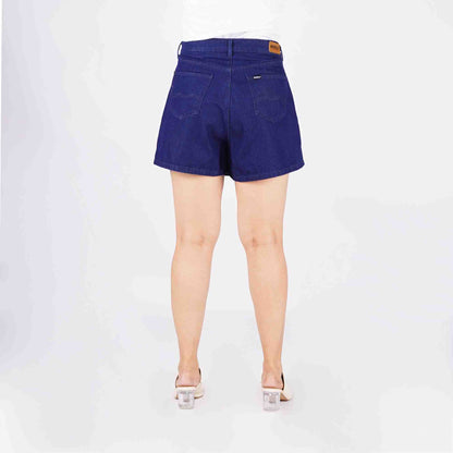 RRJ Ladies Basic Denim Skort Reverse Rinse Fabric 167768 (Dark Shade)