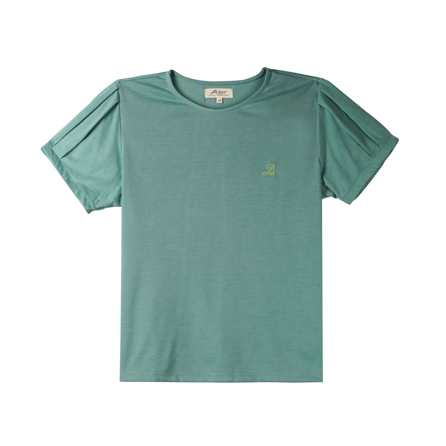 Petrol Ladies Basic Tees Boxy Fitting CVC Jersey Fabric 155891-U (Green)