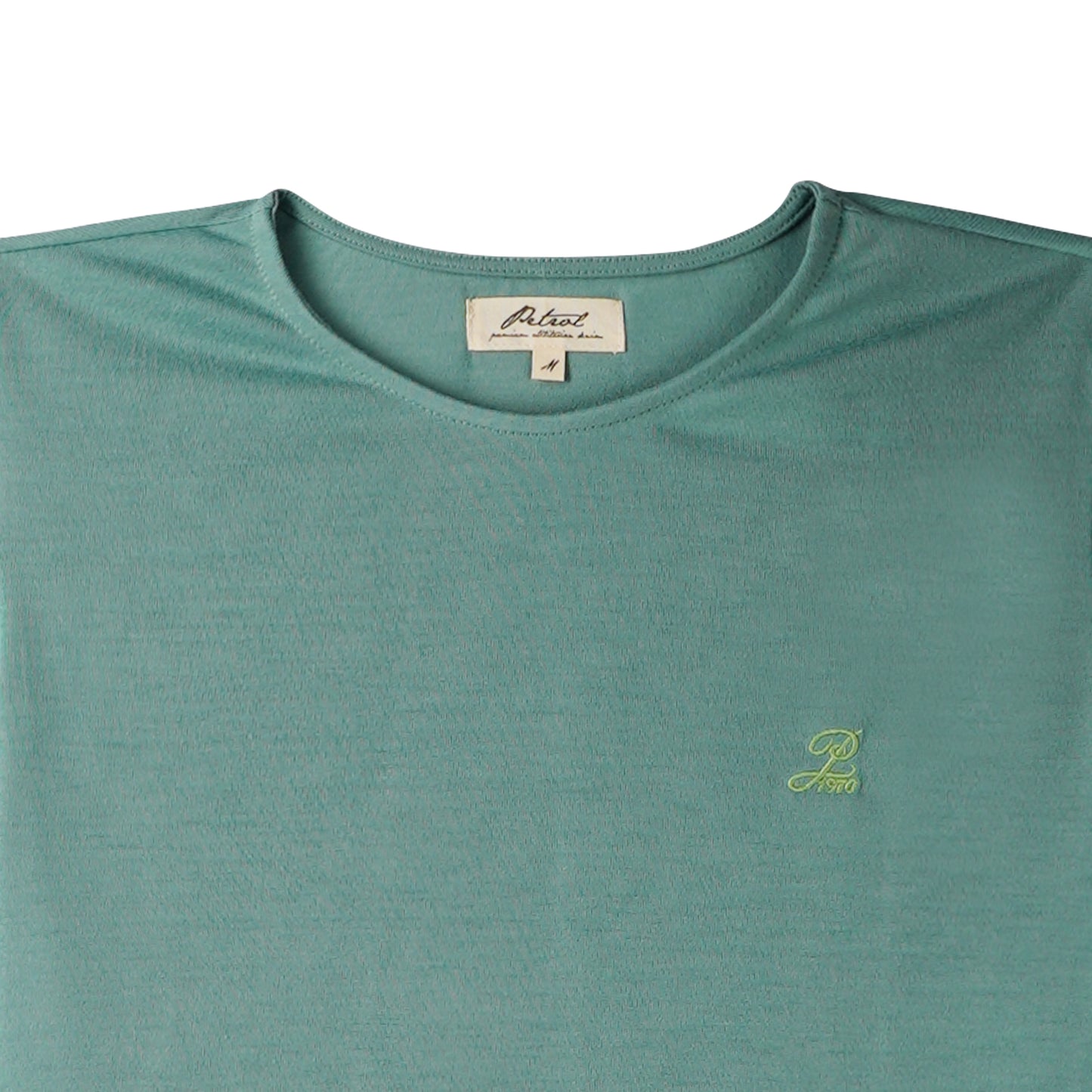 Petrol Ladies Basic Tees Boxy Fitting CVC Jersey Fabric 155891-U (Green)