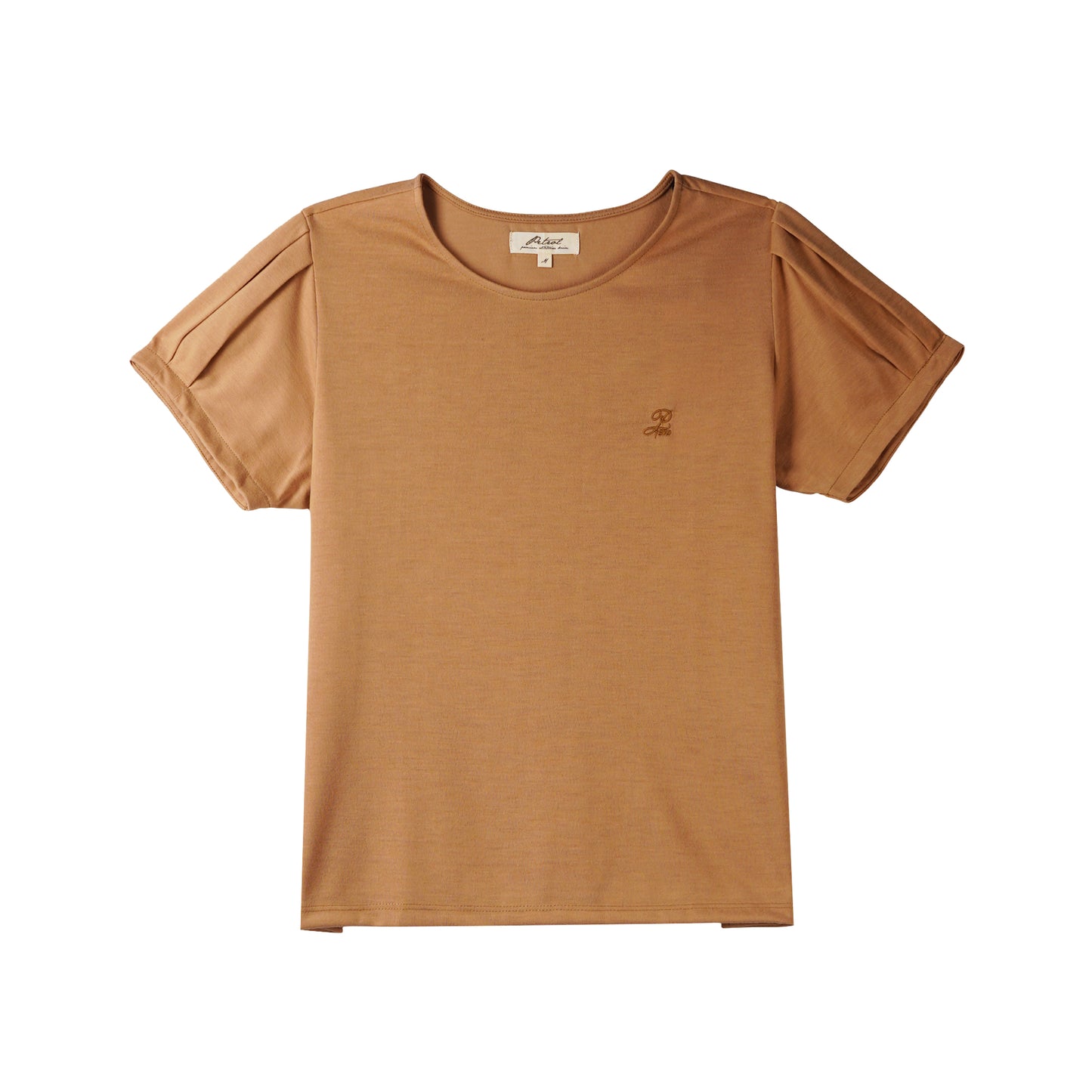 Petrol Ladies Basic Tees Boxy Fitting CVC Jersey Fabric 155891-U (Khaki)