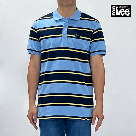 Stylistic Mr. Lee Men's Basic Collared Shirt Semi body Fit 160737 (Blue)