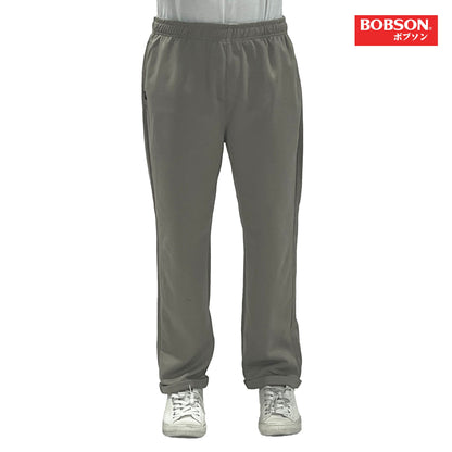 Bobson Japanese Men's Basic Non-Denim Jogger Pants Mid Waist 174260-U (Beige)