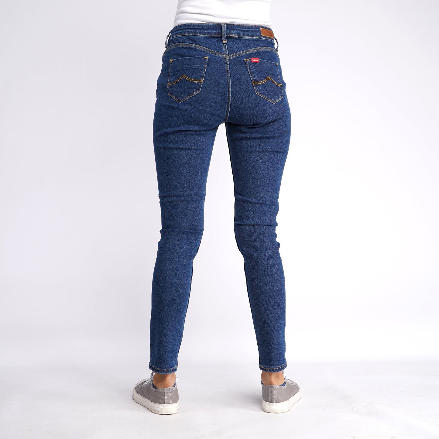 Bobson Ladies Basic Denim Superskinny 107593-U (Medium Shade)