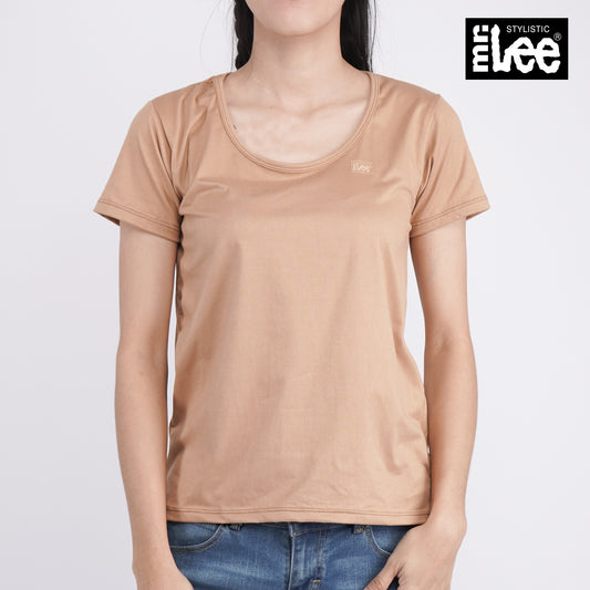 Stylistic Mr Lee Ladies Basic Tees Regular Fit 96108 (Khaki)