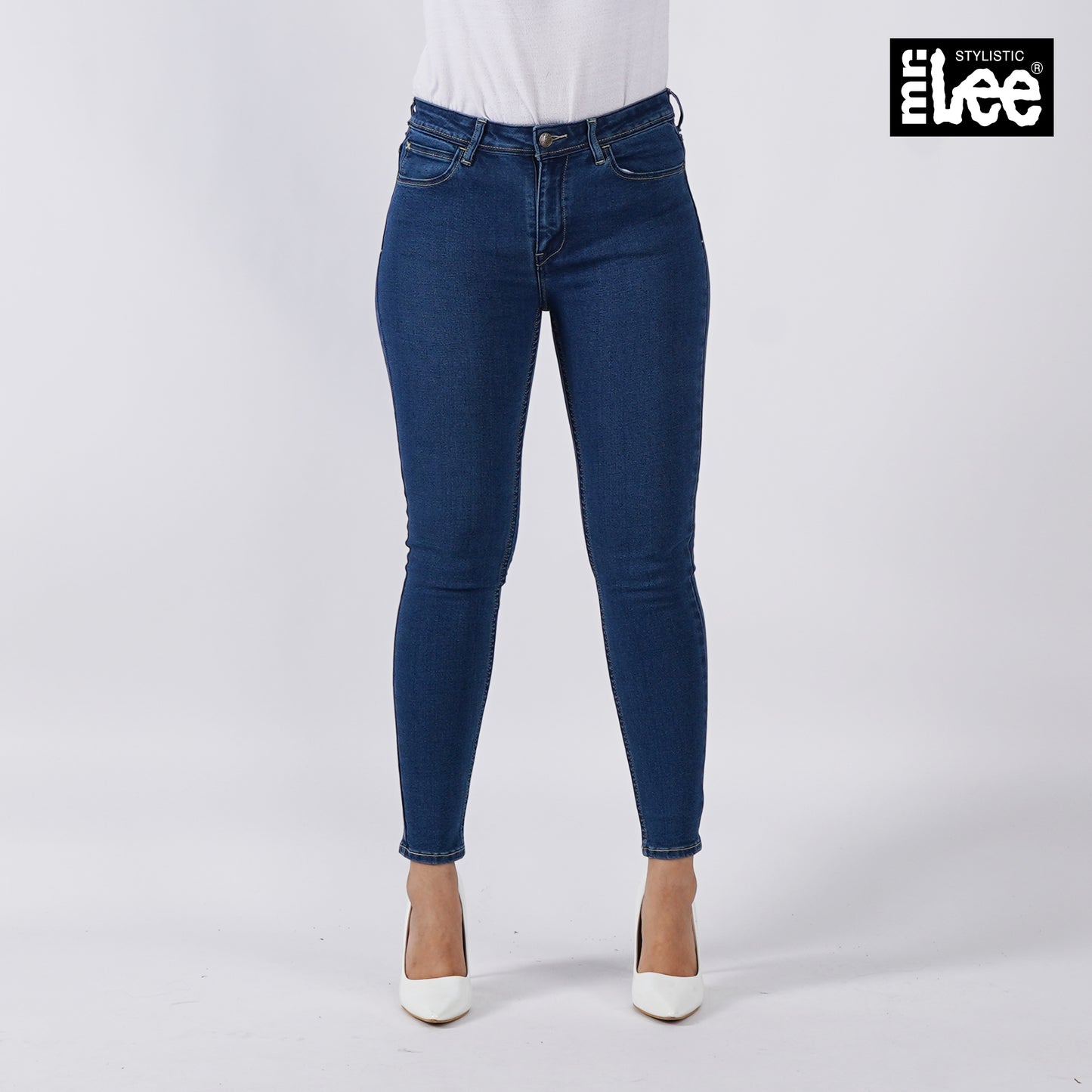 Stylistic Mr. Lee Ladies Basic Denim Super skinny 148576-U (Medium Shade)